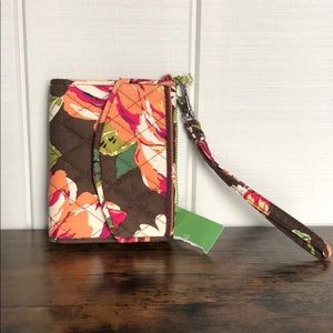 Vera Bradley phone wallet wristlet English Rose